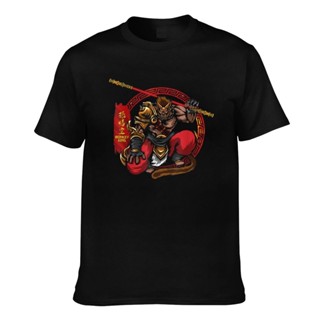 เสื้อยืด แบบนิ่ม พิมพ์ลาย Monkey King Sun Wu Kong ตํานานเทพเจ้า สไตล์จีนโบราณ แบบตลก