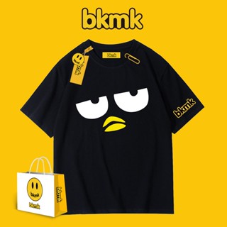 Bkmk เสื้อยืดแขนสั้น ทรงหลวม แฟชั่นฤดูร้อน สําหรับผู้ชาย และผู้หญิง