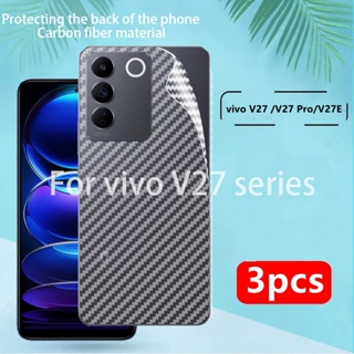 ฟิล์มกันรอยหน้าจอ คาร์บอนไฟเบอร์ เนื้อแมตต์ สําหรับ vivo V27 5G V 27 V27E 27E E vivoV27 vivoV27E 2023