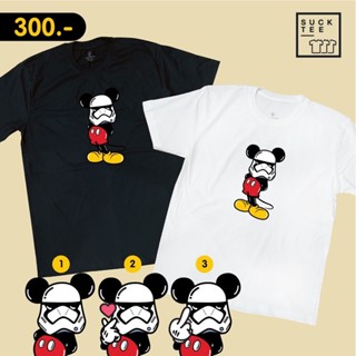 #ถูกสุด [⚡️ฟอลร้าน ลดเพิ่ม!⚡️] เสื้อยืดคอตตอน 100% ลาย StarMickey