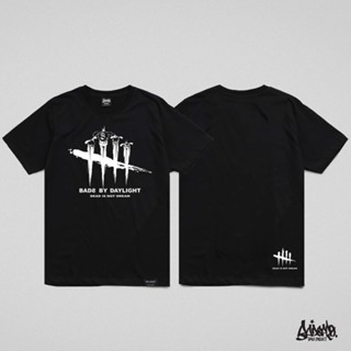 Just Say Bad ® เสื้อยืดลาย แนวสตรีท รุ่น Dead Daylight ดำ ( ลิขสิทธิ์แท้ ) แขนสั้น เสื้อยืดชาย หญิง M L XL 2XL  TS