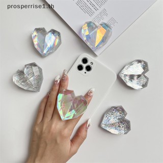 [PPTH] New Epoxy Resin Universal Diamond Heart Foldable Grip Tok  Mobile Phone Ring  Mobile Phone Accessories [MOTOR]