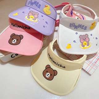 Childrens Cartoon Sun Hat Sun Protection Visor Hat Fashion Sun Hat Uv Protection Summer Boys and Girls Western Style k752