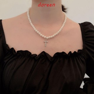 Doreen สร้อยคอโซ่ โลหะผสม สไตล์เกาหลี ฮิปฮอป หรูหรา สําหรับผู้ชาย และผู้หญิง