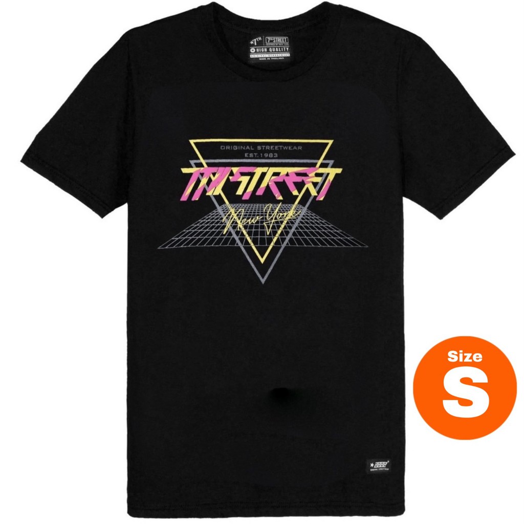 พร้อมส่ง ผ้าฝ้ายบริสุทธิ์ 7th Street เสื้อยืด รุ่น SNW ไซส์ S (รอบ อก 34 นิ้ว) T-shirt