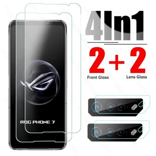 4 In 1 Camera Lens Protective Glass For Asus ROG Phone 7 Ultimate 5 6 Pro Zenfone 8 Flip Premium Screen Protector Explosion-proof HD Film