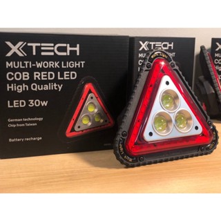 The Lamp L30. X-Tech ของแท้ !! ไฟสปอร์ตไลท์ ไฟฉุกเฉิน ไฟติดรถ ไฟฉาย LED แบบพกพา พลังแรงสูง มีระบบไฟฉุกเฉิน tmart