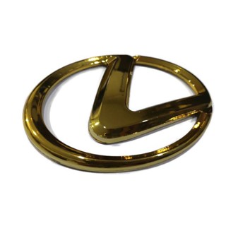 *แนะนำ* LOGO L Lexus สีทอง ขนาด 15 x10.5cm