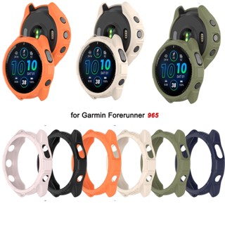 เคสกันรอยหน้าจอ TPU แบบนิ่ม สําหรับ Garmin Forerunner 965 Slim Watch