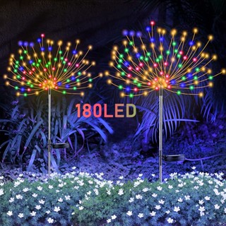 สายไฟ Led 180 ดวง พลังงานแสงอาทิตย์ สําหรับตกแต่งสวน ทางเดิน คริสต์มาส DIY