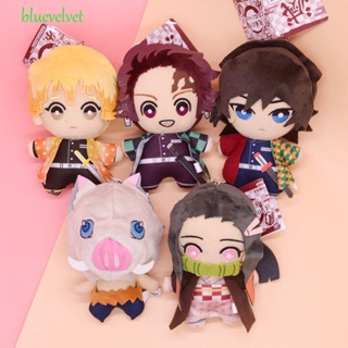 Bluevelvet ตุ๊กตาฟิกเกอร์ Agatsuma Zenitsu Kawaii Kamado Tanjirou Tomioka Giyu ของเล่นสําหรับเด็ก