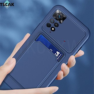 เคสโทรศัพท์มือถือ ซิลิโคน พร้อมช่องใส่บัตร แฟชั่นเรียบง่าย สําหรับ Realme C55 C35 C33 C31 C30 10 Pro+