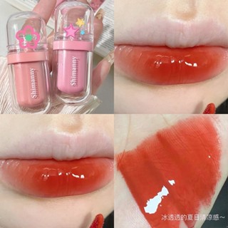 Shimanny ลิปสติก ลิปกลอส เพิ่มความชุ่มชื้น กันน้ํา 6 สี