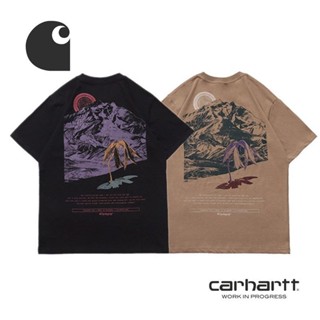 Carhartt เสื้อยืดแขนสั้นลําลอง ทรงหลวม สําหรับผู้ชาย และผู้หญิง