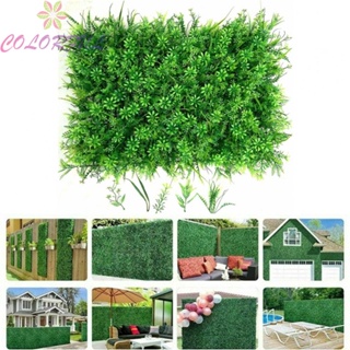 【COLORFUL】Artificial Grassland Fake Green Grass Mat Grass Fence Lawn Turf Plastic Lawn