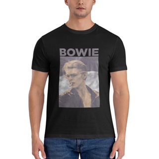 เสื้อยืด ผ้าฝ้าย พิมพ์ลาย Bravado David Bowie แฟชั่นวินเทจ