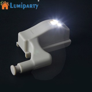 Lumiparty ไฟ LED บานพับเซนเซอร์ สําหรับตู้เสื้อผ้า ตู้เสื้อผ้า (ไม่มีแบตเตอรี่)