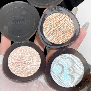 Xixi Moon Pool Dark High Gloss Powder Palette Strobe Brightening Clear Non-Flying Powder Face Brightening Three-Dimensional