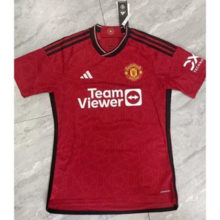 เสื้อกีฬาแขนสั้น ลายทีมชาติฟุตบอล Manchester United 2324 ชุดเหย้า