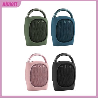 Ni เคสซิลิโคน ป้องกันรอยขีดข่วน พร้อมสายคล้อง สําหรับลําโพงบลูทูธ Jbl CLIP4