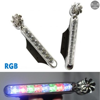 พร้อมส่ง ไฟเดย์ไลท์ LED ไม่มีพลังงานภายนอก พร้อมพัดลมรถยนต์ หมุนได้ 1 คู่