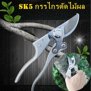 กรรไกรตัดกิ่ง ที่ตัดกิ่งไม้ คีมตัดกิ่งไม้ sk5 Japan Pruning shears กรรไกรตกแต่งสวน เครื่องจัดทำสวน