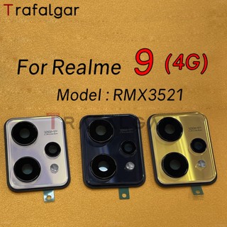 อะไหล่เลนส์กระจกกล้องด้านหลัง พร้อมกรอบ แบบเปลี่ยน สําหรับ Realme 9 4G RMX3521