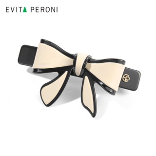 EVITA PERONI Le Chic Falecia Bow Tie Barrette | กรงเล็บผมสไตล์พรีเมี่ยม | เครื่องประดับผมหรูหรา