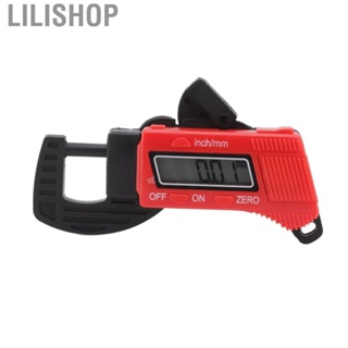 Lilishop Electronic Thickness Gauge 0‑12.7mm High Accuracy Manual Digital Dial Thickness Meter for Paper Film Wire Document