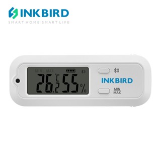 Inkbird ITH-12S เครื่องวัดอุณหภูมิความชื้น เซนเซอร์อัจฉริยะ 98 ฟุต 30 เมตร