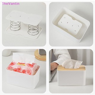 Thevantin กล่องทิชชู่ แบบสปริง ยกอัตโนมัติ สําหรับรถยนต์