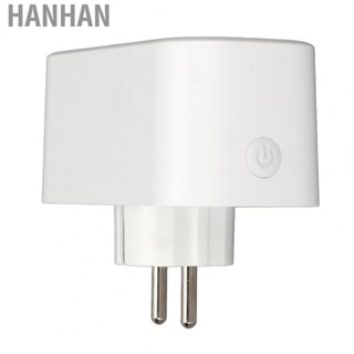 Hanhan EU Smart Socket  Voice Control Dual Outlet Smart Plug 2 in 1  for Android Mobile Phone System