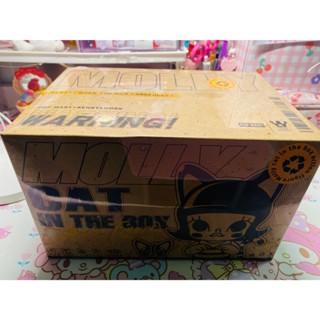 พร้อมส่ง ฟิกเกอร์ POPMART POPMART MOLLY Carton Meow Action Figure BJD Jasmine Cat ของเล่นสําหรับเด็ก