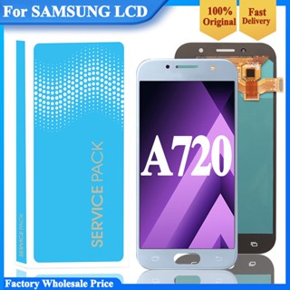 หน้าจอสัมผัสดิจิทัล LCD 5.7 นิ้ว สําหรับ Samsung Galaxy A7 2017 A720 A720F Galaxy A7 2017 Duos