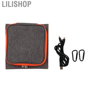 Lilishop 15W Foldable Solar Panel Solar Folding Bag  22 Percent Conversion Efficiency for Sports