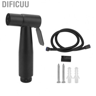 Dificuu G1/2 Toilet Bidet Sprayer 304 Stainless Steel Black Hose Wall Mounted Handheld Sprayer Bathroom Cleaning Tool Toilet Bidet Set