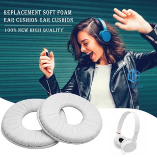 แผ่นฟองน้ํารองหูฟัง แบบนิ่ม สีดํา และสีขาว สําหรับ SONY MDR-ZX100 ZX300 จํานวน 2 ชิ้น
