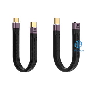 C# สายเคเบิล USB C USB 4.0 Gen3 Type C ตัวผู้ เป็น Type C ตัวผู้ ชาร์จเร็ว [Misse.Th]