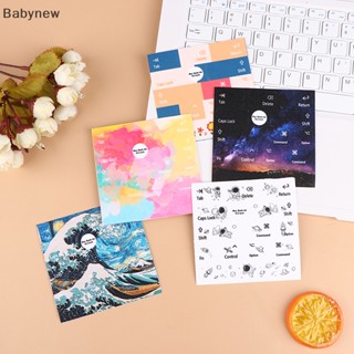 &lt;Babynew&gt; สติกเกอร์ติดปุ่มคีย์บอร์ด ภาษาอังกฤษ สําหรับโน้ตบุ๊ก คอมพิวเตอร์ mac air