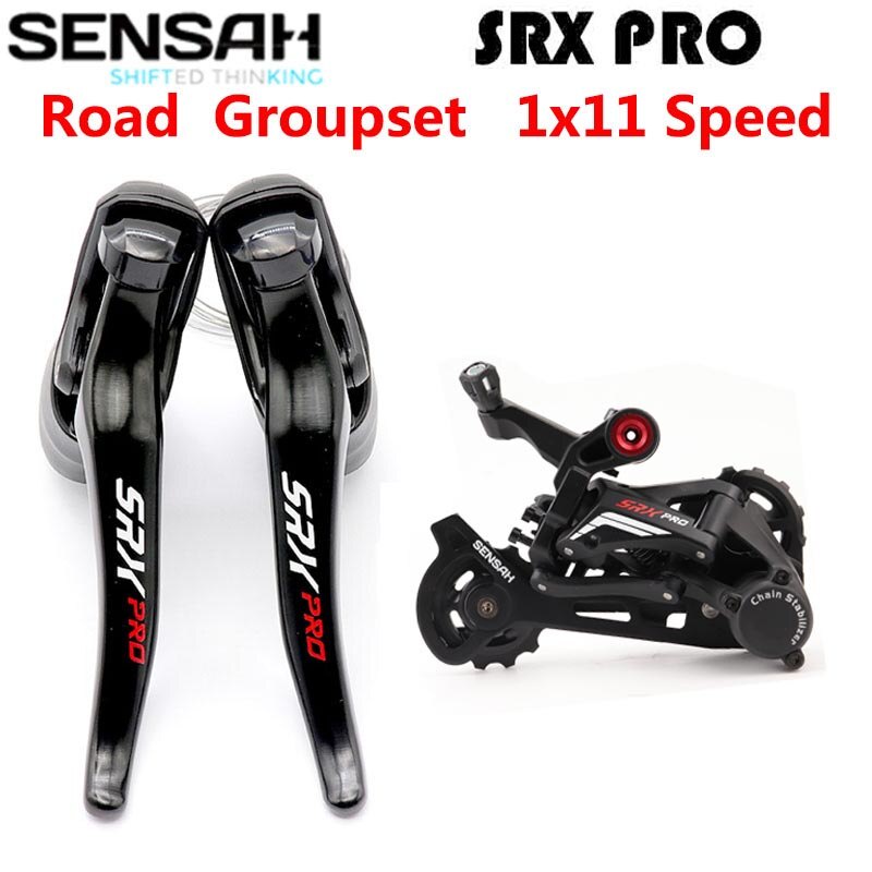 SENSAH SRX PRO 1x11 ความเร็ว 11s 1x12 ความเร็ว 12S Road Bike Groupset STI R/L Shifter + ตีนผีหลังกรวด-จักรยาน Cyclo-Cross