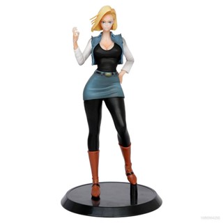 ใหม่ โมเดลฟิกเกอร์ Dragon Ball Super Android 18 Lazuli ขนาด 19 ซม. ของเล่นสําหรับเด็ก ตกแต่งบ้าน เก็บสะสม ของขวัญ