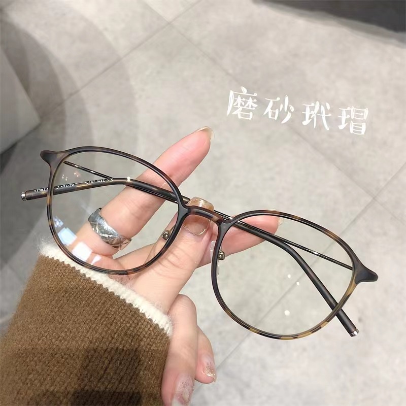 กรอบแว่นตาสายตาสั้น 1.56/1.67 HD (-25 ถึง -1000) พร้อมฟิลเตอร์กรองแสงออปติคอล TR90 เบาพิเศษ (6g) กรอบแว่นตา แฟชั่นผู้หญิง ผู้ชาย แว่นตาหลายสี ไม่มีแรงดันจมูก ราคา ถูกที่สุด ดีลบีเคเค แกลเลอรีภาพที่ 3