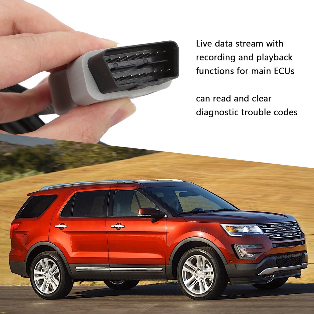 Yiche Vcm Ii 2 In 1 เครื่องสแกนเนอร์วินิจฉัย Ids หลายภาษา แบบเปลี่ยน สําหรับ Ford V121