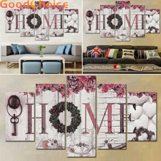 【Good】Painting 100 X 55cm 5pcs/set Room Bright And Lustrous Not Easy Decorative【Ready Stock】