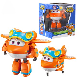 Super Wings S5 ฟิกเกอร์หุ่นยนต์เครื่องบิน 5 นิ้ว ของเล่นสําหรับเด็กผู้ชาย และเด็กผู้หญิง