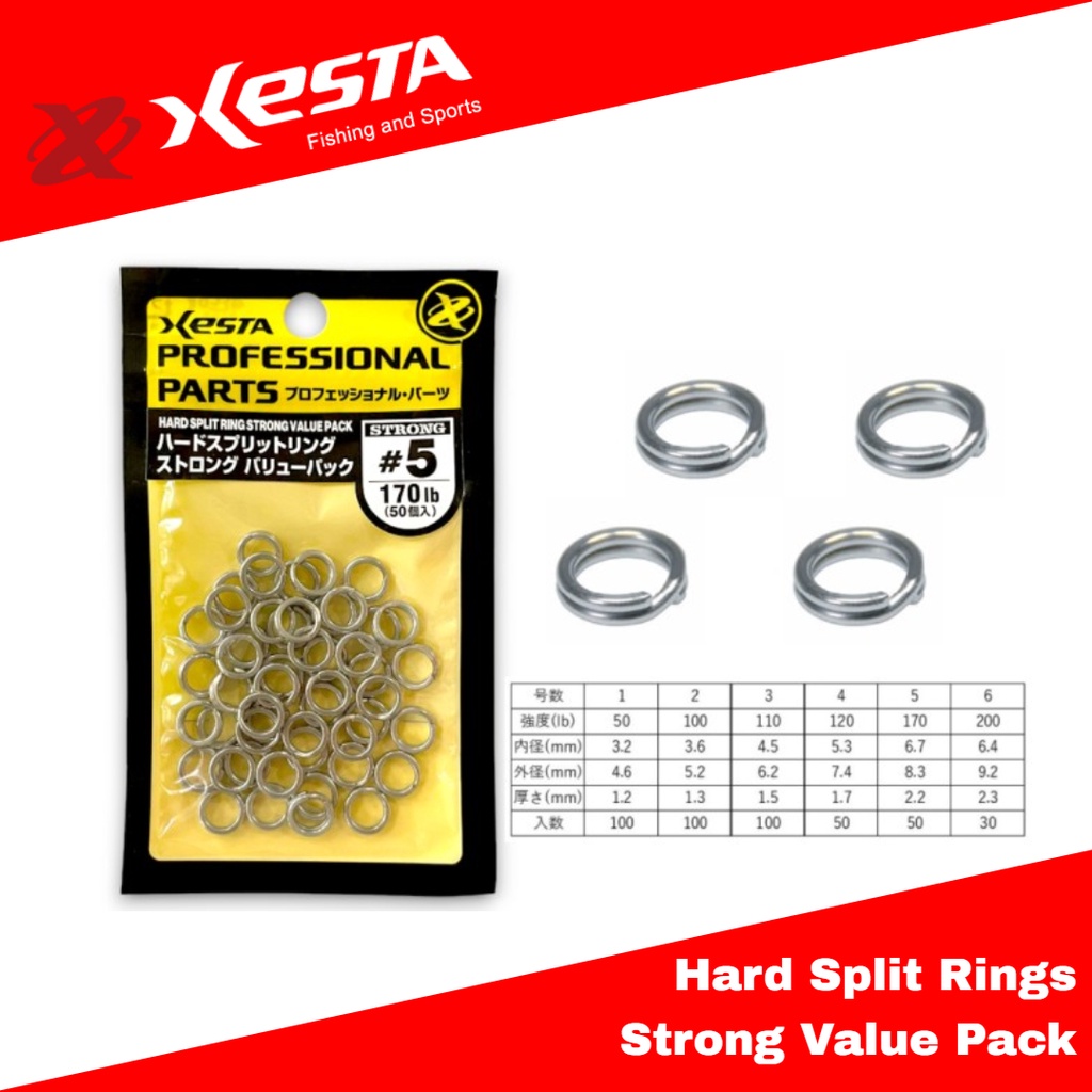 Xesta Hard Split Ring Strong Value Pack