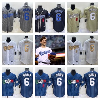 Los Angeles Dodgers Trea Turner เสื้อยืดเบสบอลบุรุษ