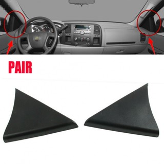 ⚡READYSTOCK⚡Trim Panel 25857289 25857294 Black Durable Plastic 2pcs Front Door Upper