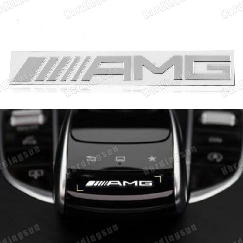 สติกเกอร์โลโก้ AMG สําหรับตกแต่งรถยนต์ Mercedes Benz GLK W204 W211 W212 AMG GLC ML GL 2 ชิ้น