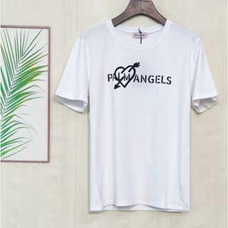 Angle(label) เสื้อยืดแขนสั้น พิมพ์ลายโลโก้ฉลาม แฟชั่น